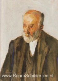 Portret van beeldhouwer Yannoulis Chalepas
