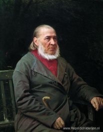 Portret van Sergei Timofejevitsj Aksakov