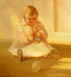 Kind met een stuk speelgoed