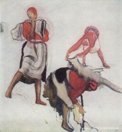 Studie voor schilderij "Canvas bleken" 