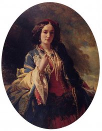 Portret van Katarzyna Potocka