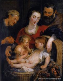 De Heilige Familie met St. Elizabeth