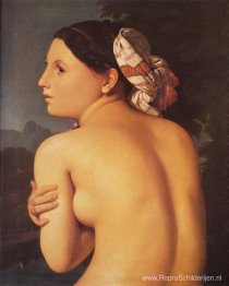Halffiguur van een zwemmer