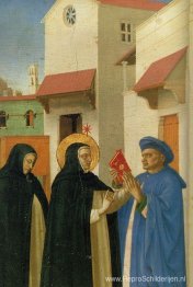 Kroning van de Maagd (detail)