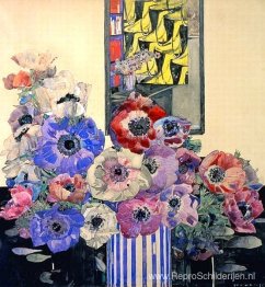 Stilleven van anemonen