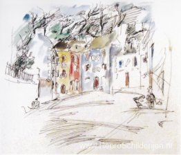 Oude straat in Pont Aven