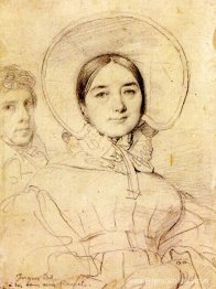 Mevrouw Jean Auguste Dominique Ingres, geboren Madeleine Chapell