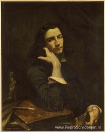 De man met de leren riem, een portret van de kunstenaar