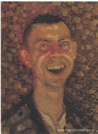 Zelfportret lachen
