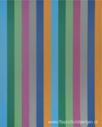 Serie blauw-oker