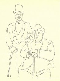 Portret van Diaghilev en Seligsberg