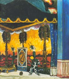 Blackamoor's kamer. Fragment. Ontwerp instellen
