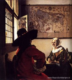 Officier en lachend meisje