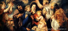 De Heilige Familie en kind St. Johannes de Doper