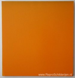 Oranjegeel schilderij