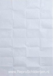 Werk nr. 384 (een vel papier op- en uitgevouwen)