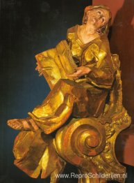 Zittende vrouwenfiguur (Allegorie op het jodendom)