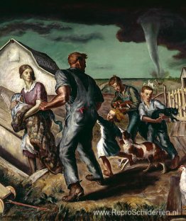 Tornado boven Kansas