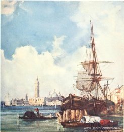 Uitzicht op Venetië