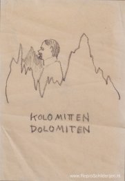 Kolo midden Dolomieten