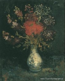 Vaas met bloemen