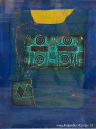 Het versierde graf van het oude Japan B