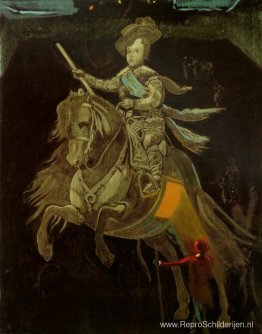 Zonder titel - Ruiterfiguur van prins Baltasar Carlos, naar Vela