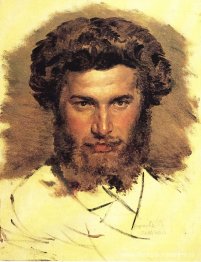 Portret van de kunstenaar Arkhip Kuinji