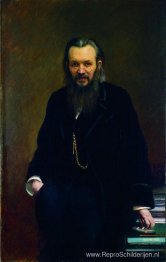 Portret van een uitgever en schrijver Alexei Sergejevitsj Suvori