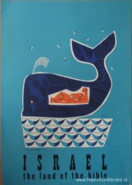 Jonah en de walvis (reisposter van Israël)