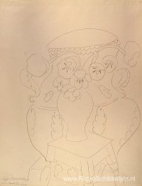 Stilleven met twee vazen