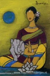 Zonder titel (Ganesha en Parvati)