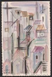 Lissabon (Portugese kerstkaart aan Harold Weston)