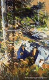 Tussen de rotsen, Monhegan Island, Maine
