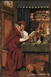 St. Jerome in zijn studeerkamer