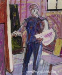 Zelfportret, volledig figuur