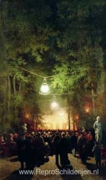 Het feest in de zomertuin