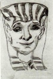 Masker van een Egyptische mummie
