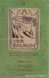Ansichtkaart aan Carl Moll, Ver Sacrum