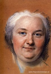 Voorbereiding op het portret van Anne Julie Boetie van St. Leger