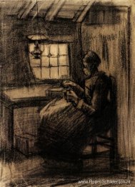 Vrouw naaien