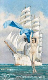 Venus met een blauwe sluier