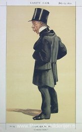 Karikatuur van de heer George Leeman M.P.