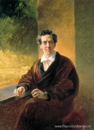 Portret van graaf A. A. Perovsky (de schrijver Anton Pogorelsky)