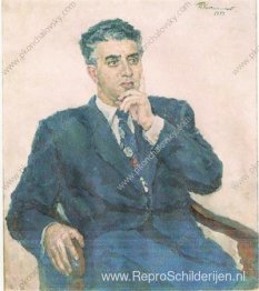 Portret van componist Aram Khachaturian