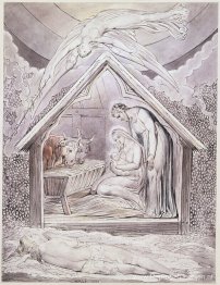 Illustratie bij Milton's On the Morning of Christ's Nativity