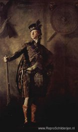Portret van kolonel Alasdair Mcdonnell van Glengarry