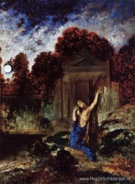 Orpheus bij het graf van Eurydice