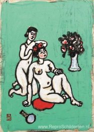 Naakt arrangerend kapsel