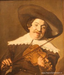 Daniel van Aken speelt viool
